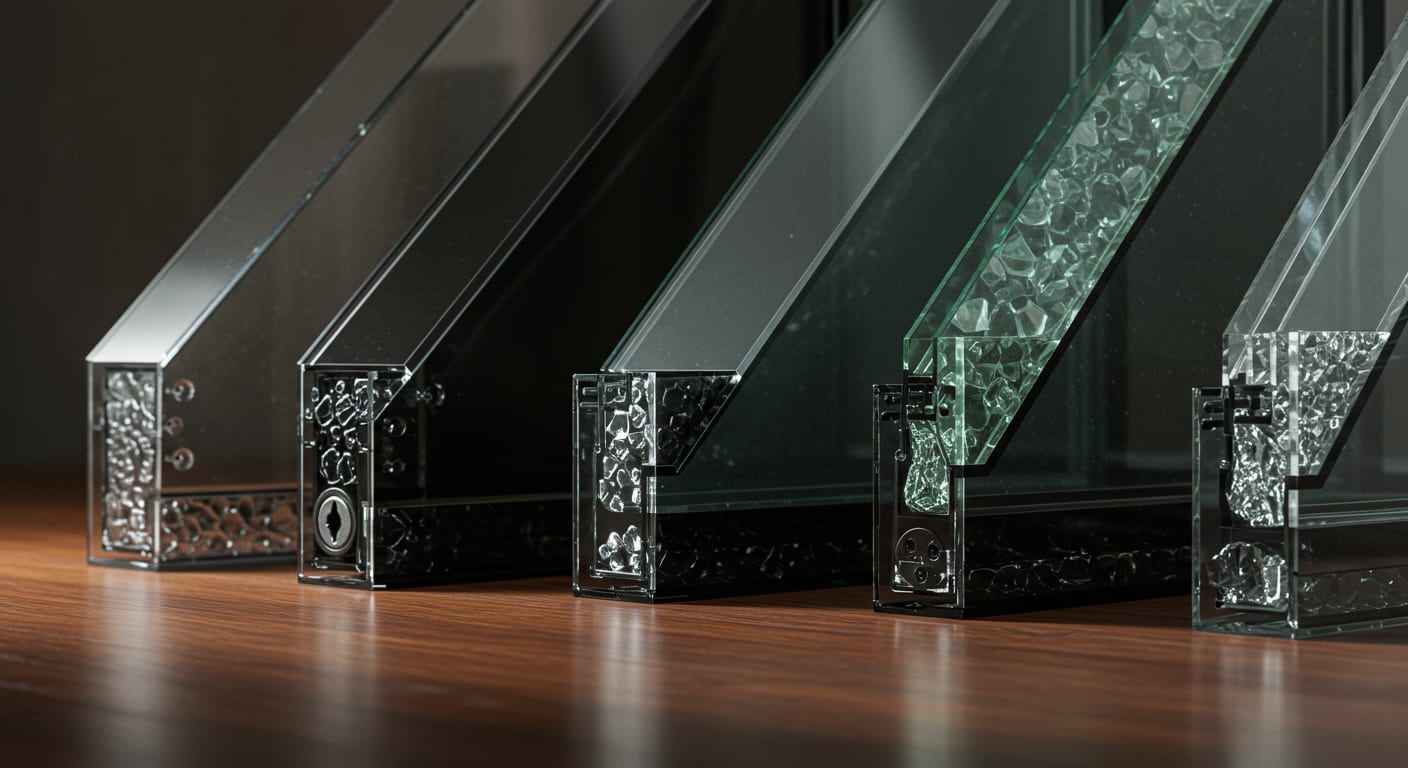 Infographie détaillant les prix du vitrage anti-effraction selon les classes P6B et P8B