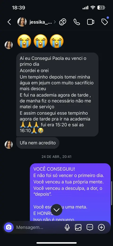 Depoimento de aluna 2