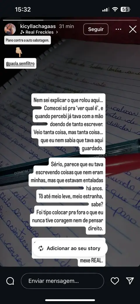 Depoimento de aluna 4