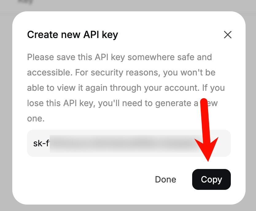 命名 API Key