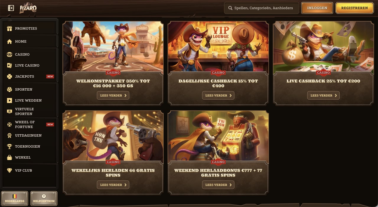 Lizaro casino bonus