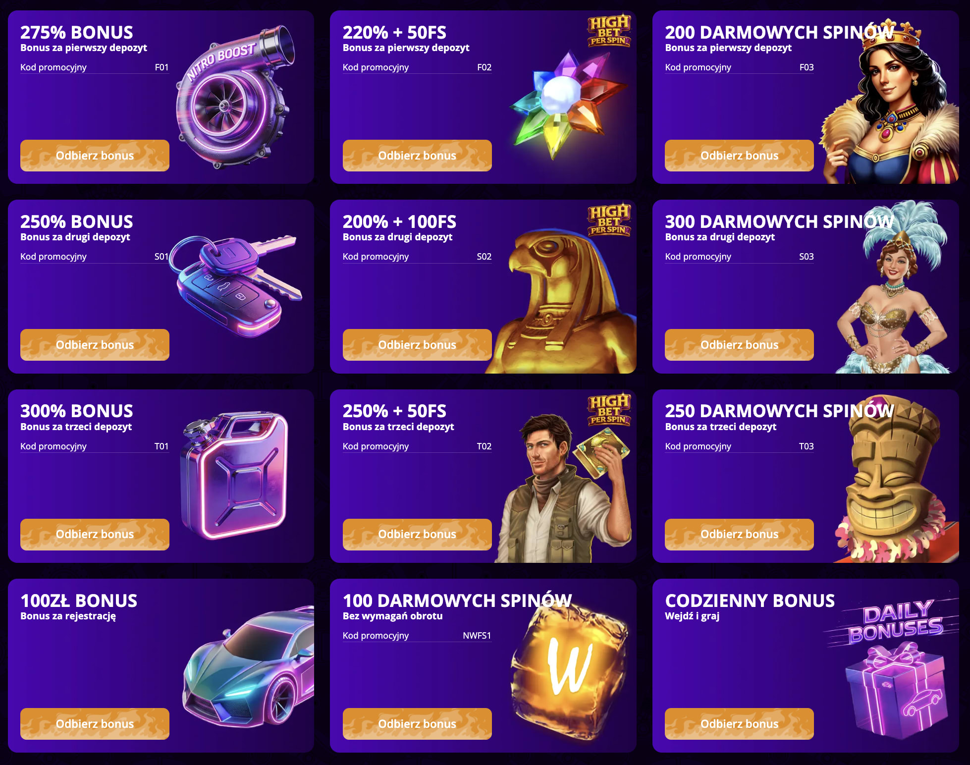 Fastone casino bonusy