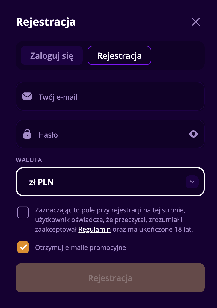 Fastone Casino Rejestracja
