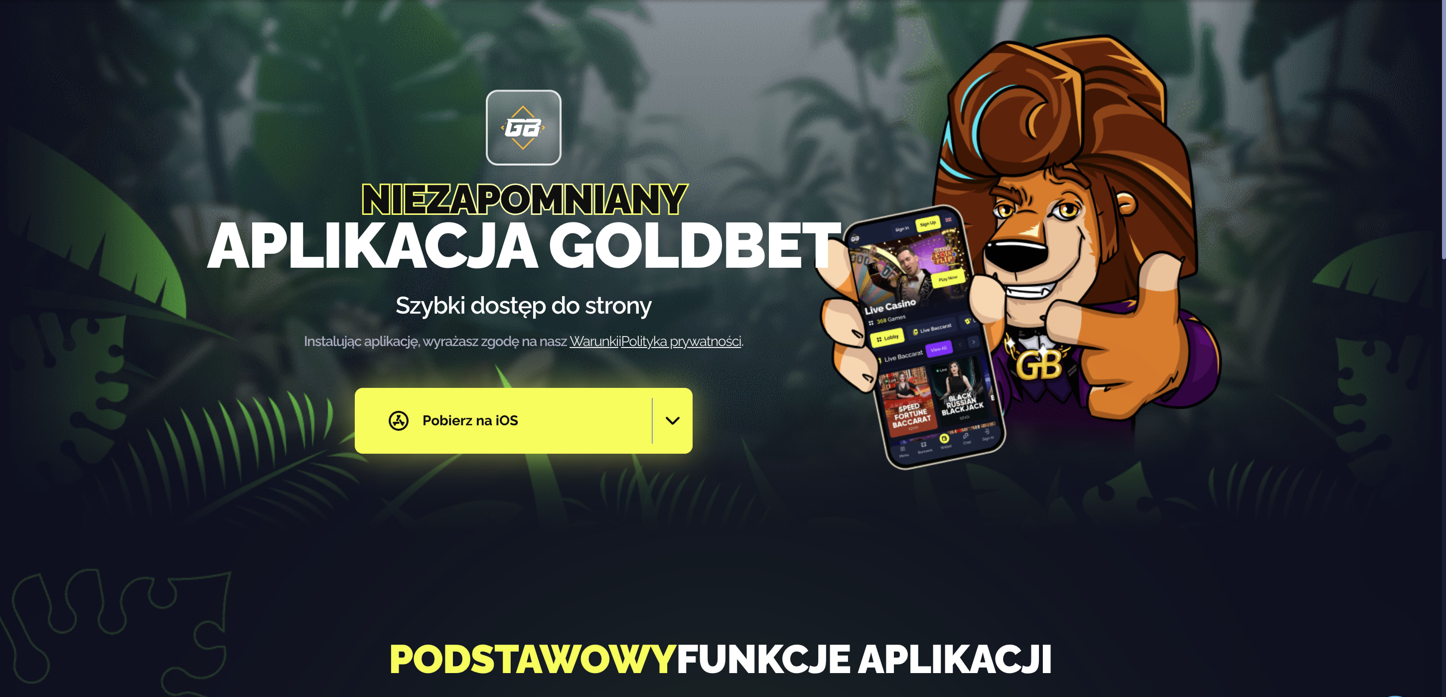 Goldbet casino aplikacja