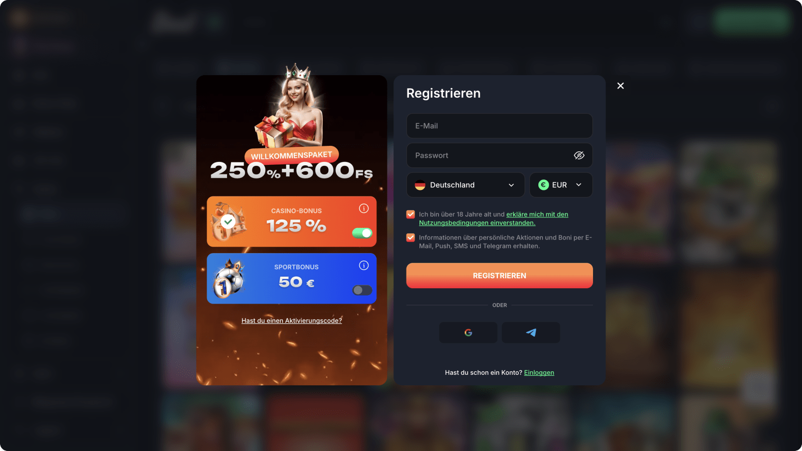 Beef Casino Registrieren