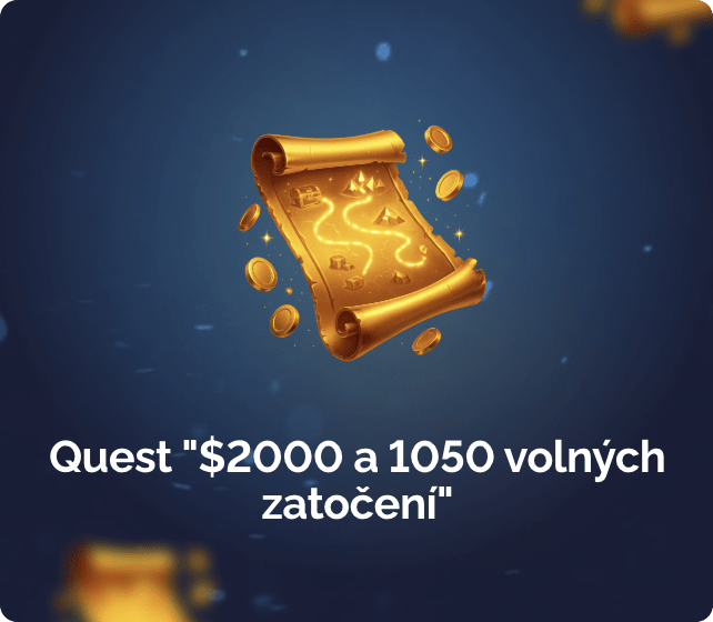 Quest $2000 a 1050 volných zatočení