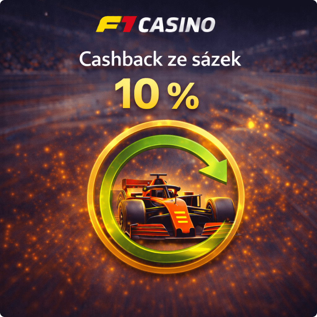 Cashback ze sázek 10 %