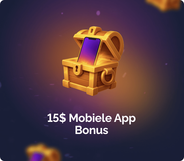 15$ Mobiele App Bonus