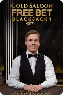 Gold Saloon Freebet Blackjack 1