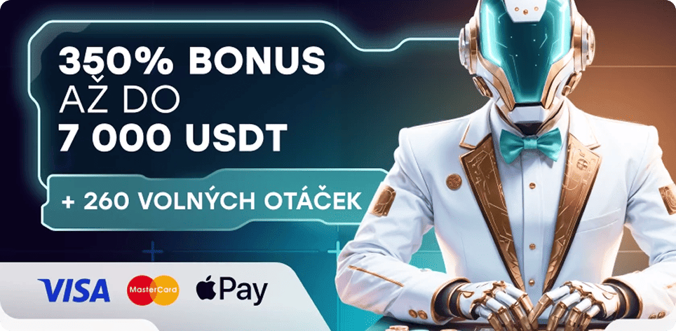 350% až do 7000 USDT + 260 FS