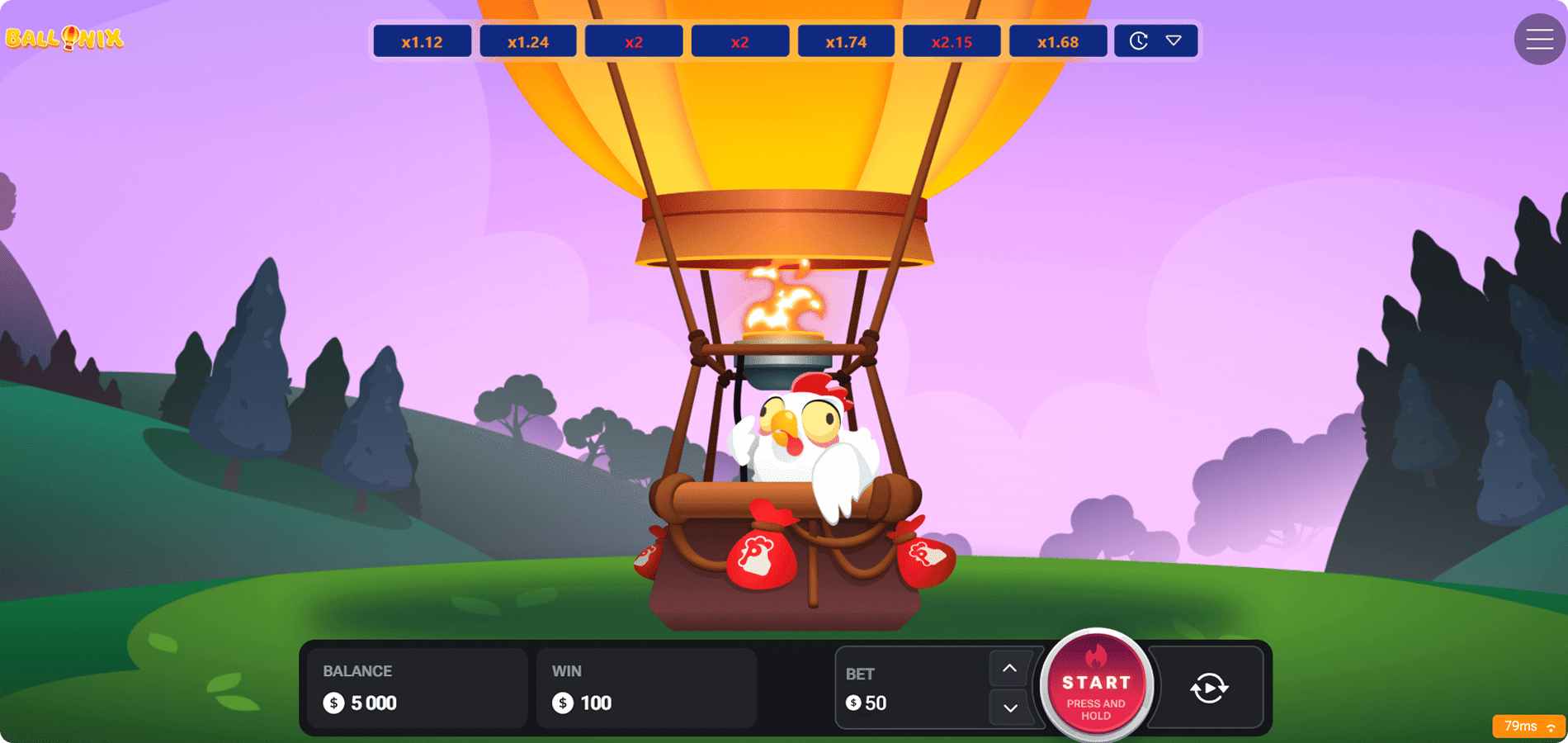 Play BalloniX demo on desktop for free