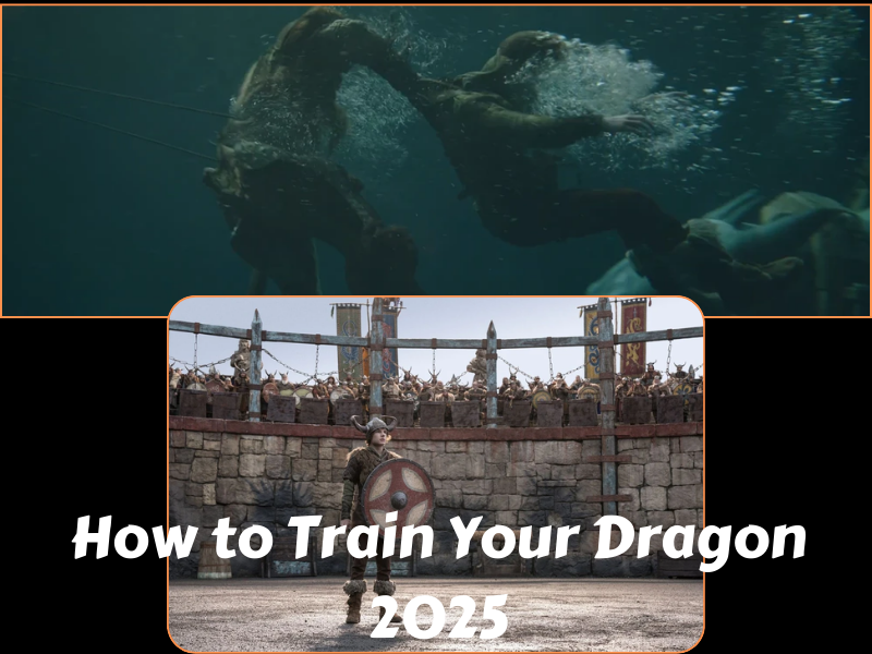 Live-action Toothless with realistic CGI details in How to Train Your Dragon (2025) – Stunning visual effects bring dragons to life.