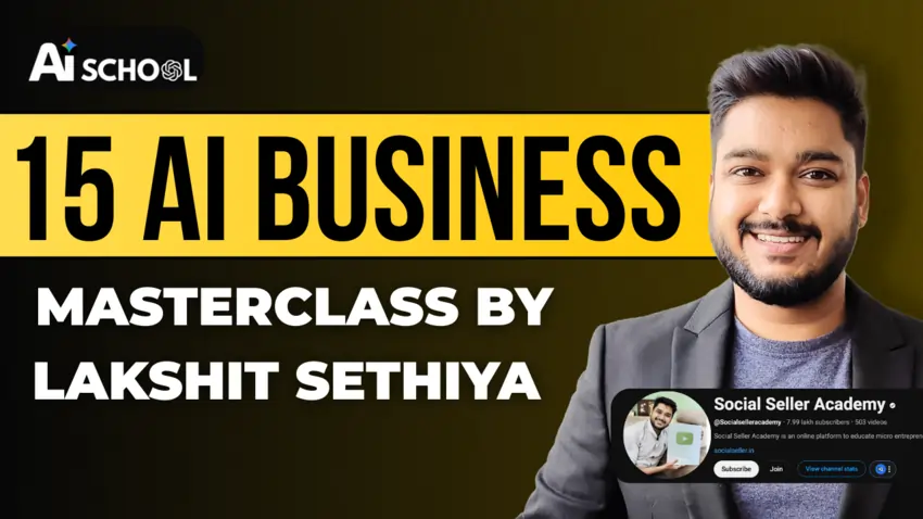 A complete guide to turn 15 AI Skills into Business in India.