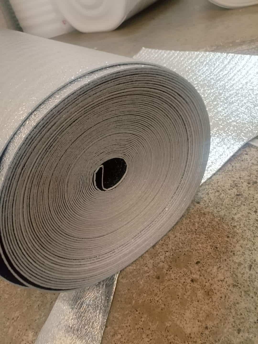 Roof Heat Insulation Single Side Laminate 1.5 Meters by 40 Meters by 3 mm Thick