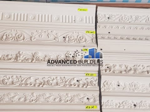 Gypsum Fiber Cornice 4"x 8ft thumbnail 3