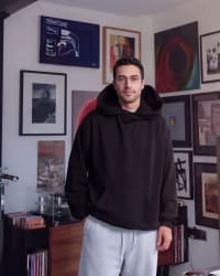365.APParel Oversize Hoodie Black — men's lifestyle photo 15