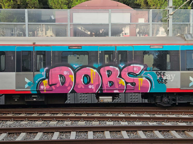 DOB (DOB) Graffiti - Marmaray, İstanbul - Walls of Türkiye