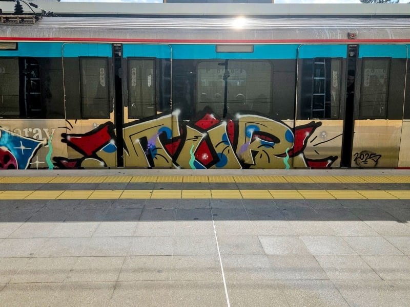 TUR (TUR) Graffiti - Marmaray, İstanbul - Walls of Türkiye