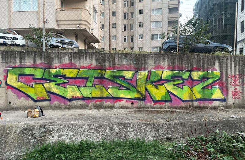 CEİS, skez Graffiti - Bostancı, İstanbul - Walls of Türkiye