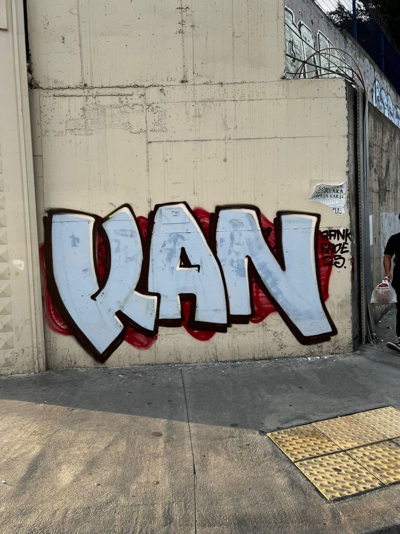 RANK, SADE (KAN) Graffiti - İstanbul - Walls of Türkiye