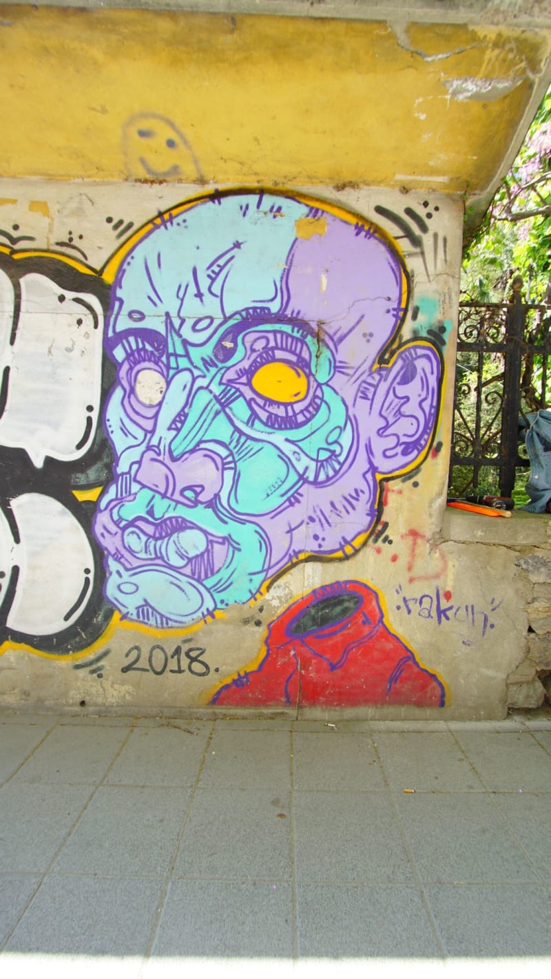 Rakun, WFİST Graffiti - Erenköy, İstanbul (2018) - Küçük Resim 1 - Walls of Türkiye