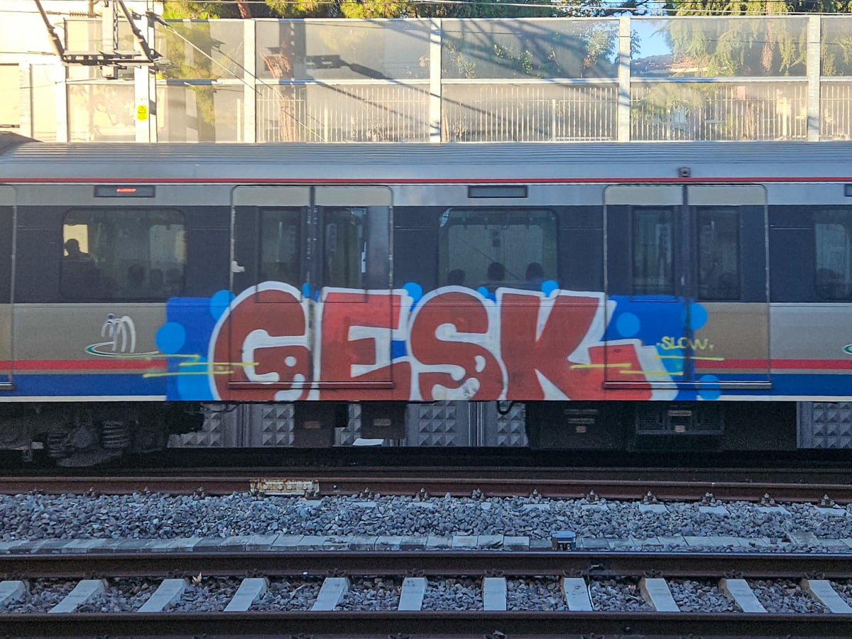 GESK Graffiti - Marmaray, İstanbul (2025) - Walls of Türkiye