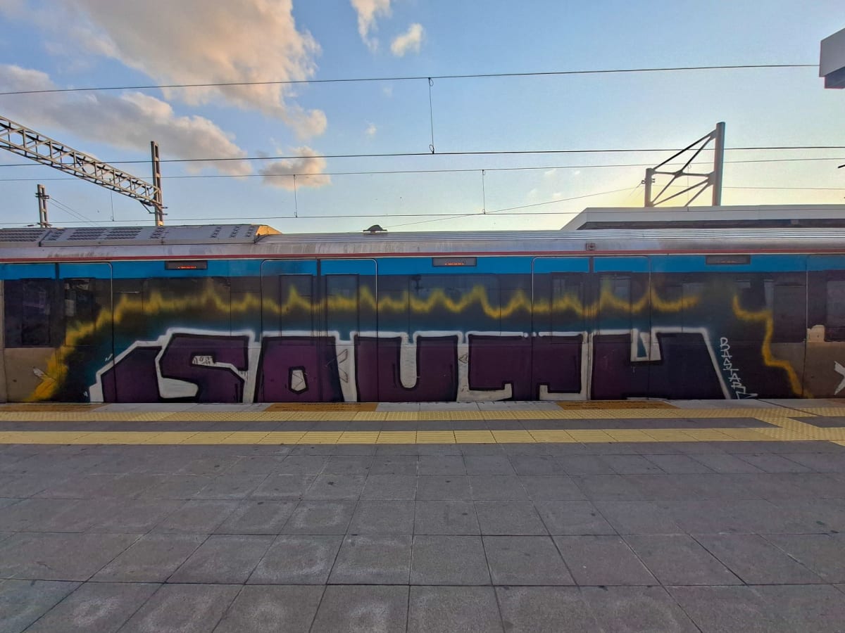 SOUTH Graffiti - Marmaray, İstanbul (2026) - Walls of Türkiye