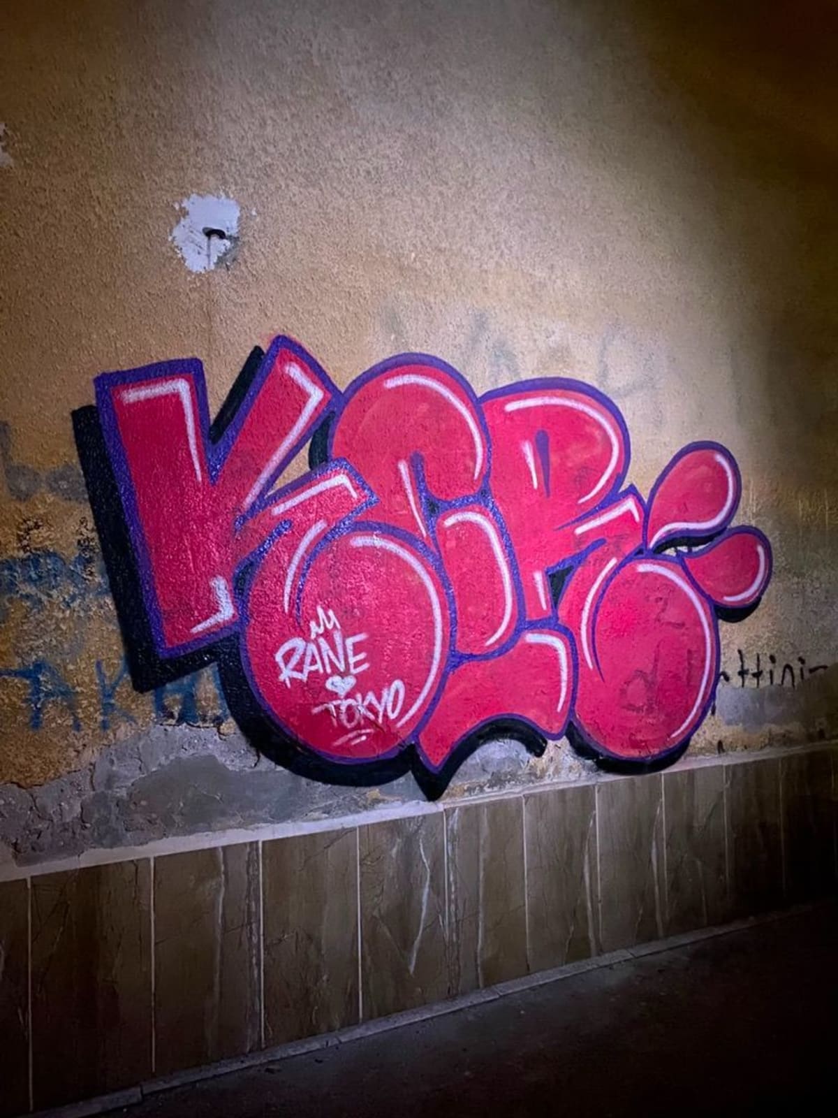 rane, tokyo (kcr) Graffiti - SAMSUN (2026) - Walls of Türkiye