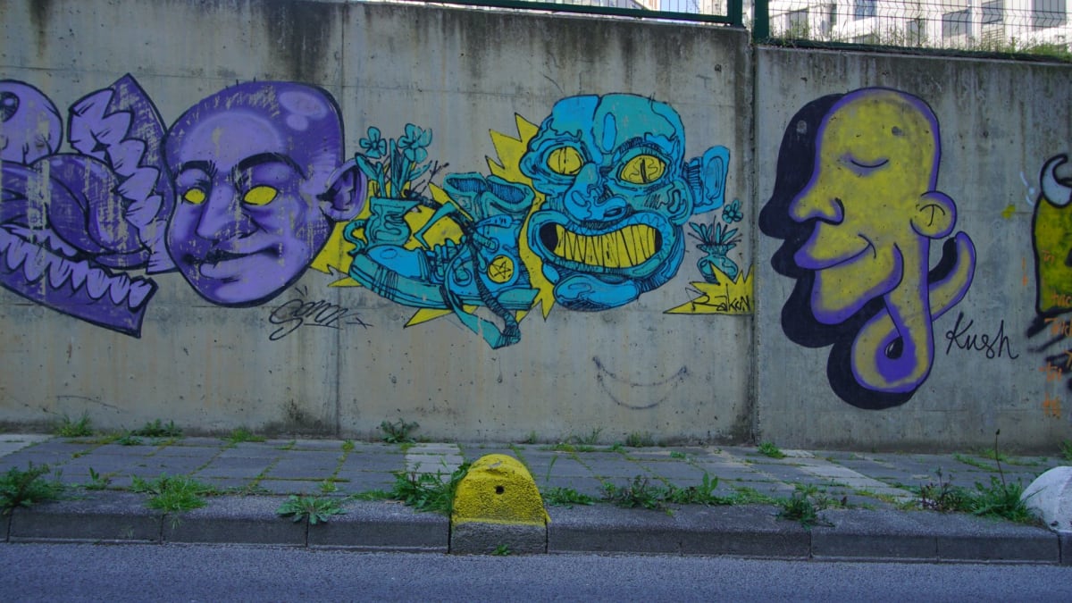 Rakun, Somon, PAPIX Graffiti - SUADİYE, İstanbul (2018) - Walls of Türkiye