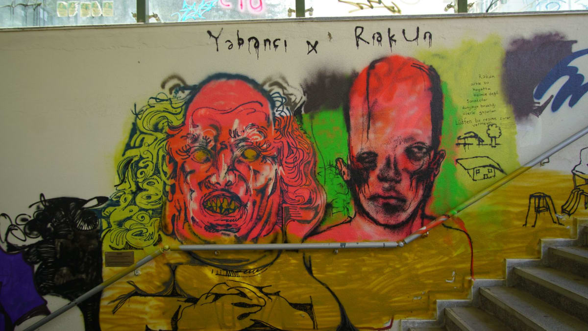 Rakun, YABANCI Graffiti - İstanbul (2023) - Walls of Türkiye