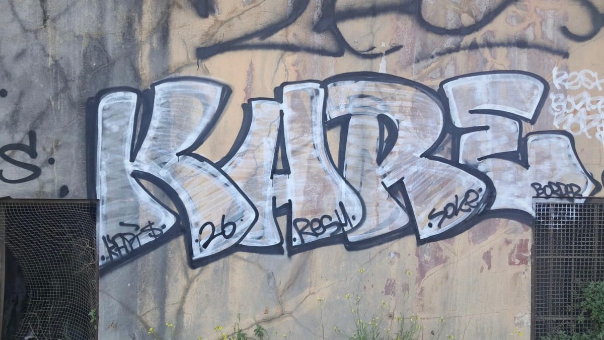 KAPİS, RESH, SOKE, border (KARE) Graffiti - Kadıköy, İstanbul (2026) - Walls of Türkiye