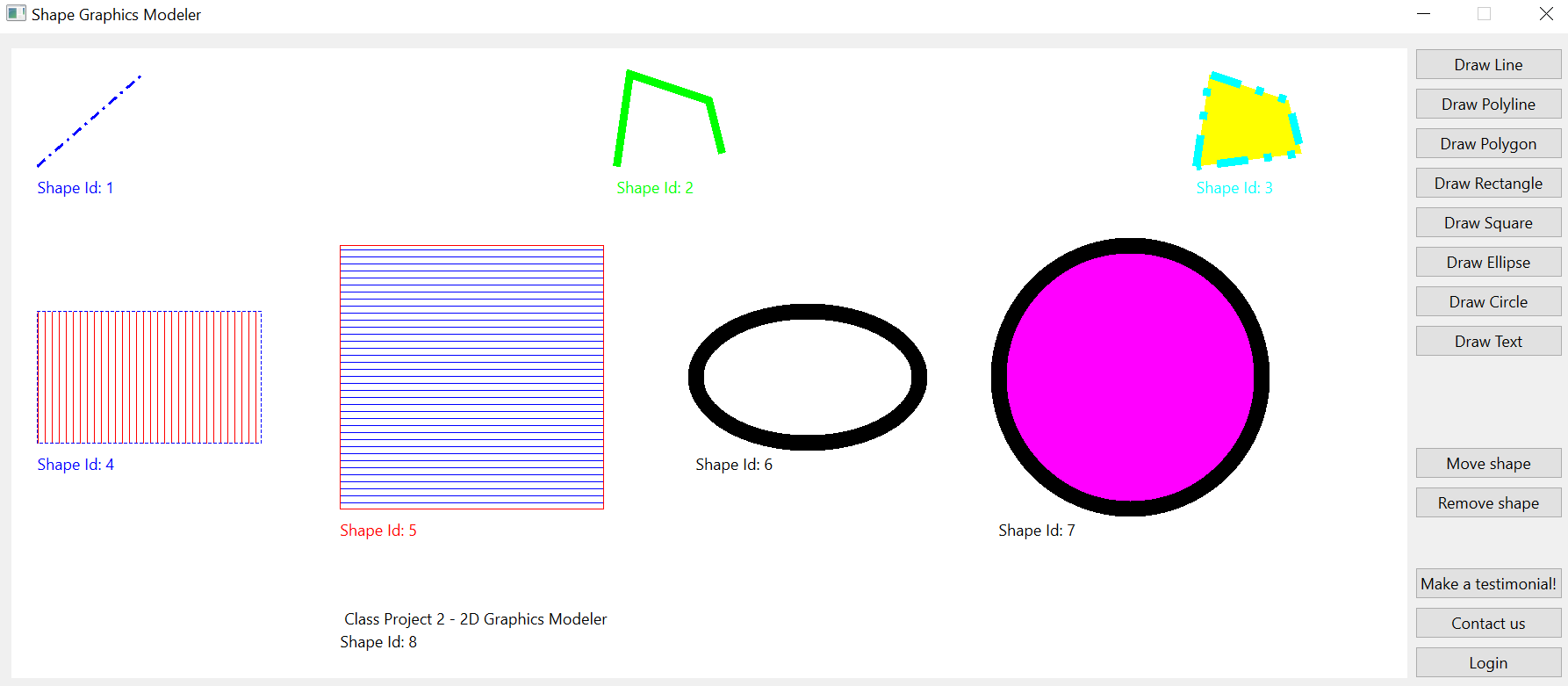 Shape Parser