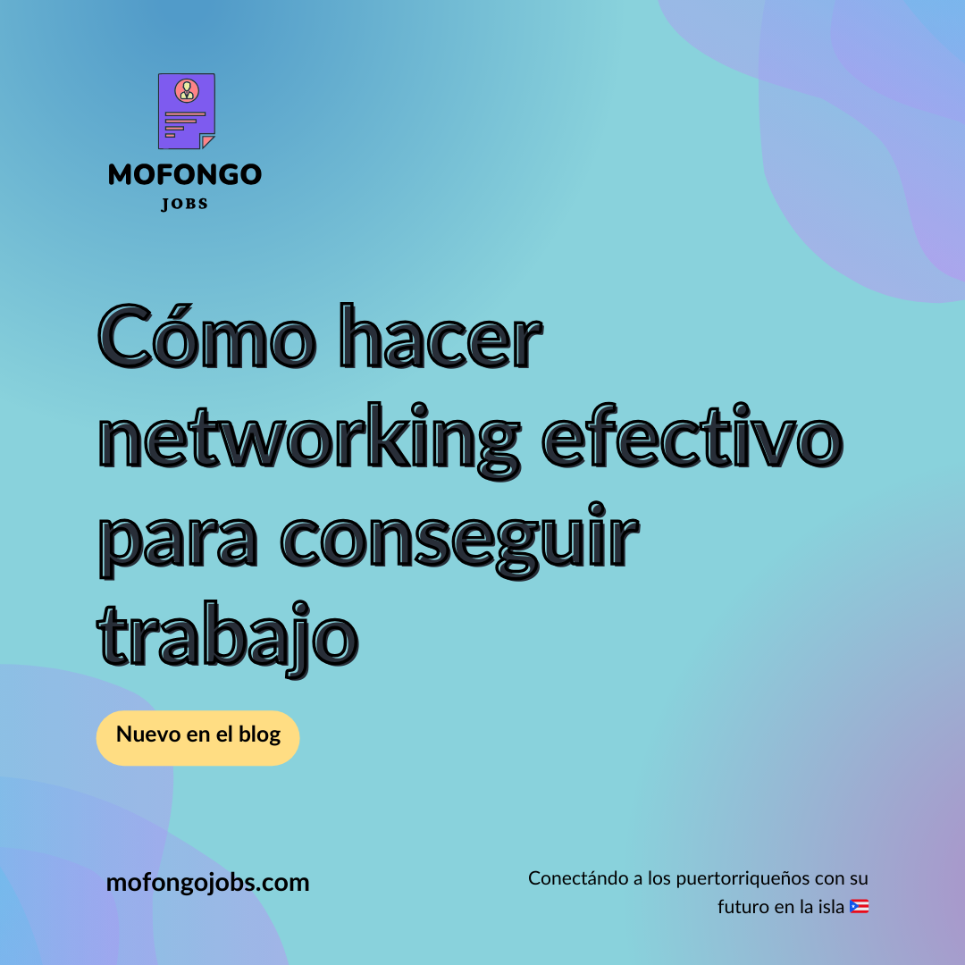 Cómo hacer networking efectivo para conseguir trabajo