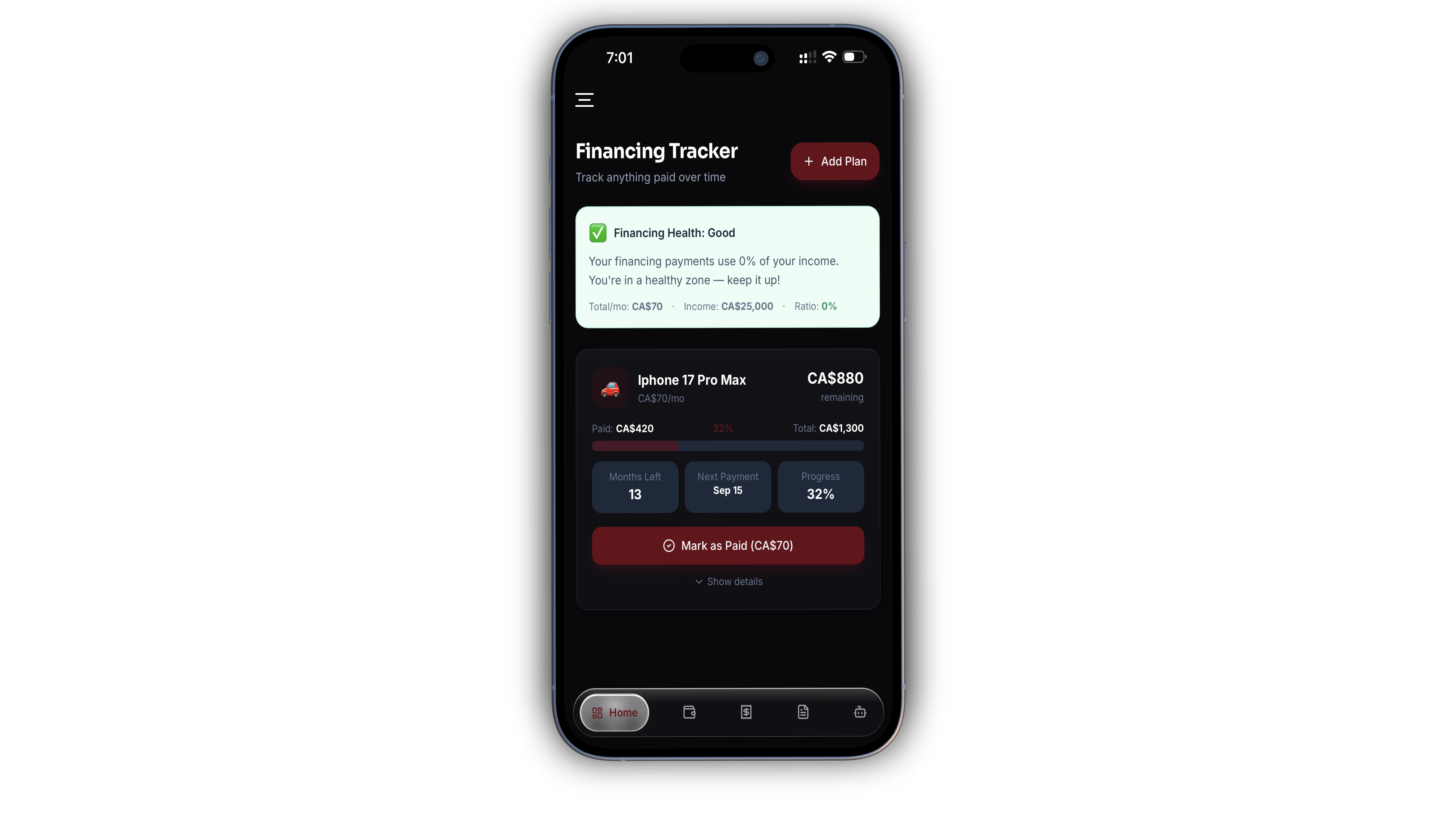 Financing