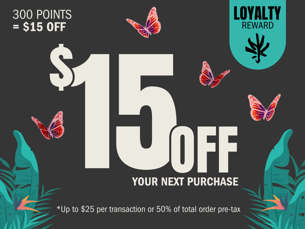 300 pts = $15 off