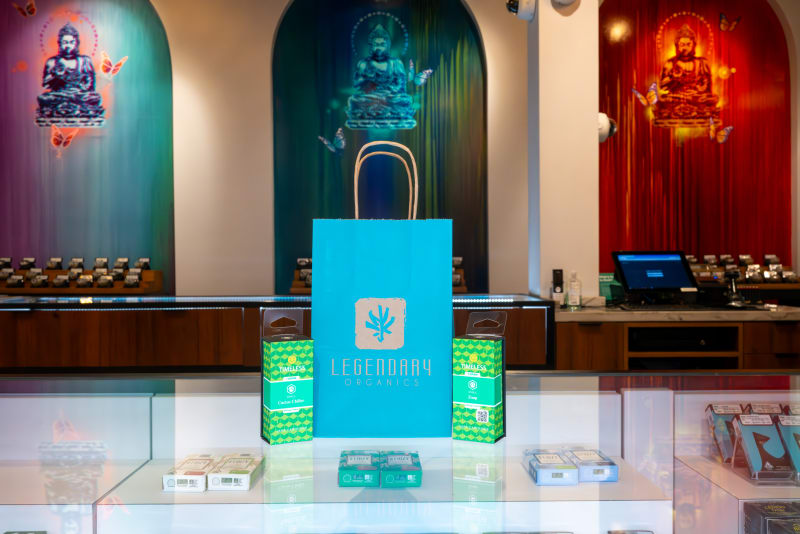 Legendary Organics Bag in thousand oaks dispensary