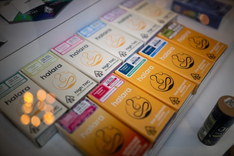 Blue legendary logo on wall in thousand oaks