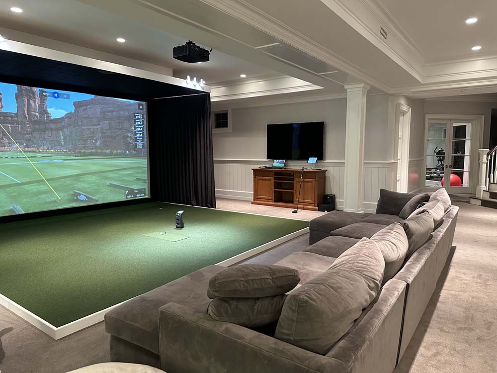 Best Golf Simulator for a Basement (2026): Low Ceiling Builds That Work