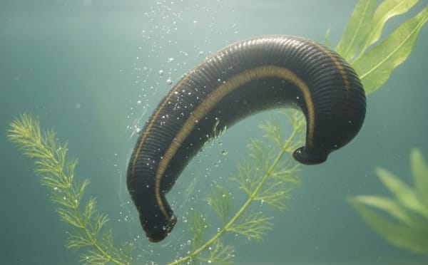 Indian Cattle Leech - Hirudinaria granulosa