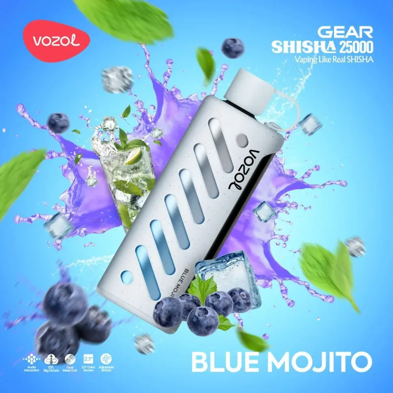 vozol 25k vape VOZOL Gear Shisha 25000 Puffs Dual Mesh Audio Interactive 50mg Bulk Buy  Rechargeable Disposable Vapes Wholesale