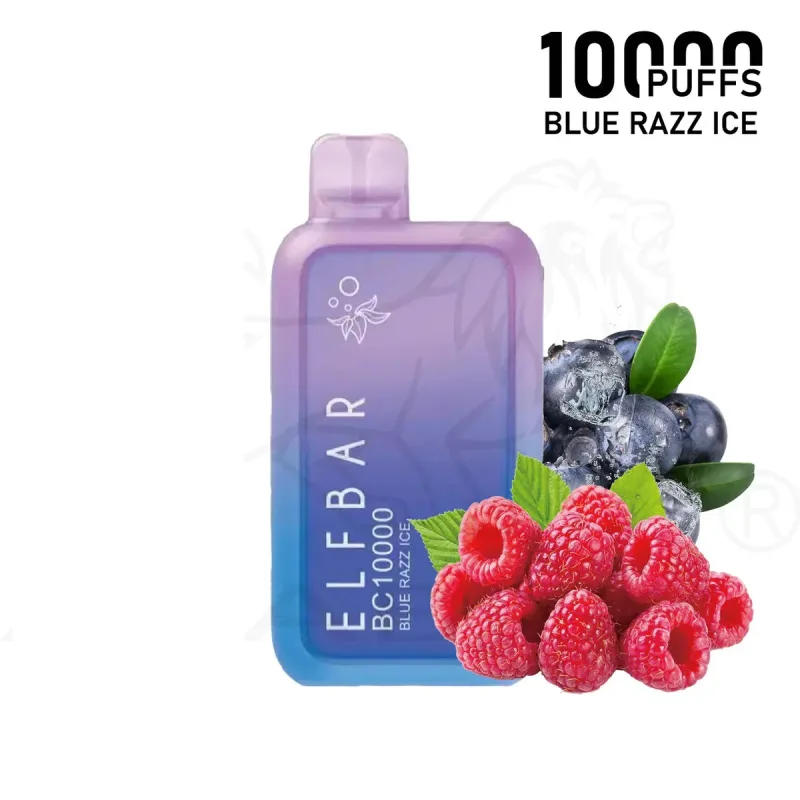 Blue Razz Puff Blue Razz Ice Elfbar BC10000 Disposable Vape | 10,000 Puffs | Vapesoko ...
