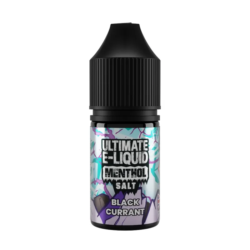 Blackcurrant Menthol Ultimate Salts 30ml 50mg | Premium Nic Salt E-Liquid
