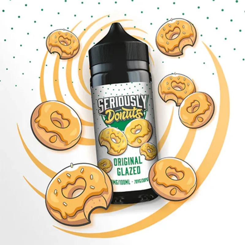 elf bar vape uk GLAZED DONUT BY LOADED PODSALTZ 60ML main image 1
