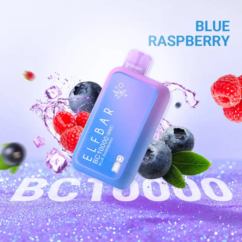 Blue Raspberry-Elfbar BC10000-20MG (10000Puffs & 2%Nicotine ) | Price ...