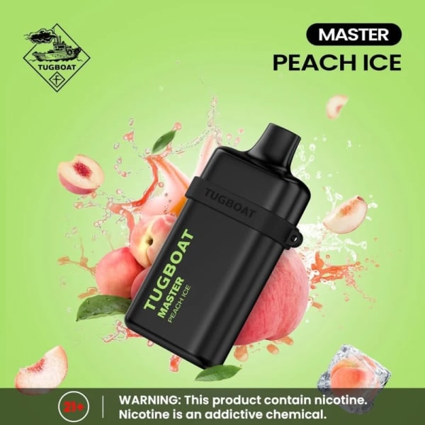 Peach Ice-Tugboat Master 10,000 Puffs