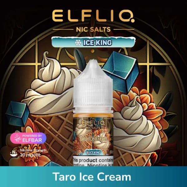 Iced Taro Ice Cream-Elfliq Nic Salt 30ml