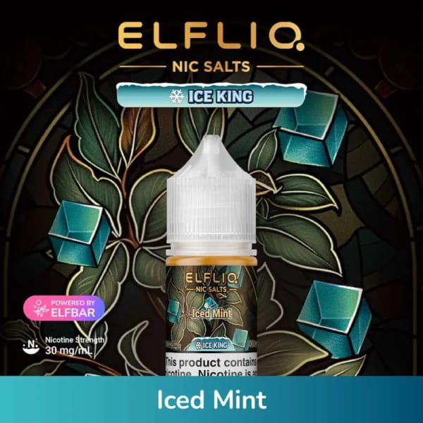 Iced Mint-Elfliq Nic Salt 30ml