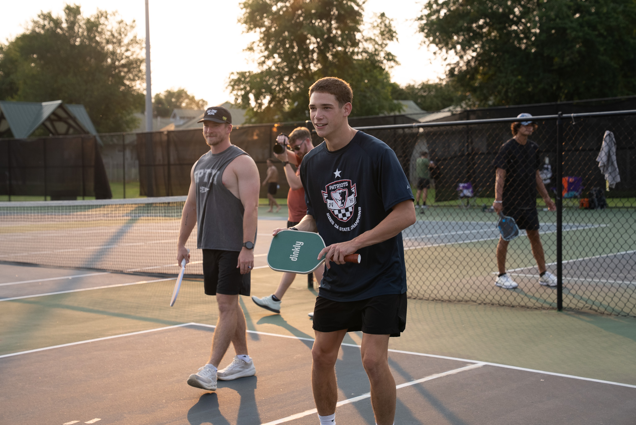 Young adults spending time together