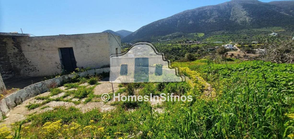 Apollonia  Sifnos plot & old buildings For Sale 3