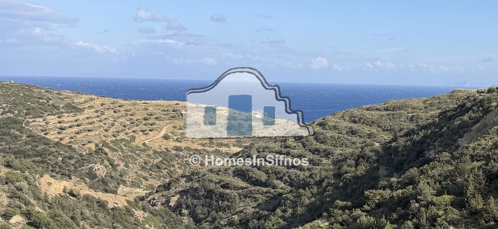 Alevrochia Sifnos with Building Permit Plot for Sale  3